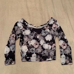 GUESS floral crop top